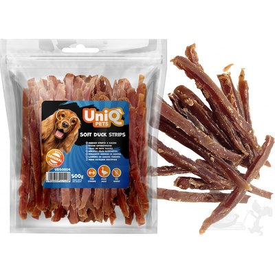 UNIQ PETS Kachní proužky 500 g (měkké) (PS0006)
