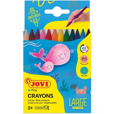 Plasticolor Voskovky šestihranné 12 barev