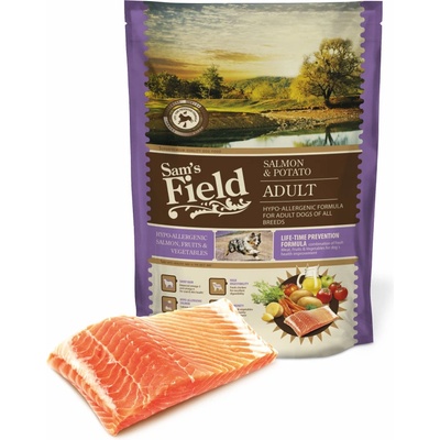 Sam's Field Low Grain Adult Salmon & Potato 0,8 kg