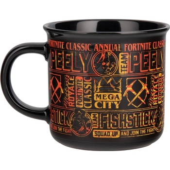 Paladone Чаша с термо ефект Paladone Games: Fortnite - Team Peely vs Team Fishstick (PP14663FO)