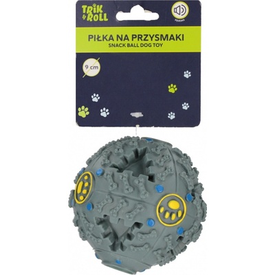 Trik Roll míč na pamlsky se zvuky 9 cm