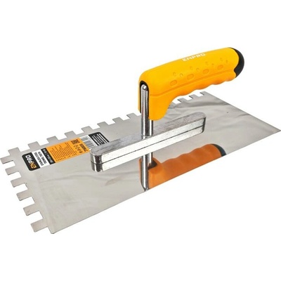 Hladítko nerez, zub 10 mm, 280 x 130 mm, gumová rukojeť, ENPRO