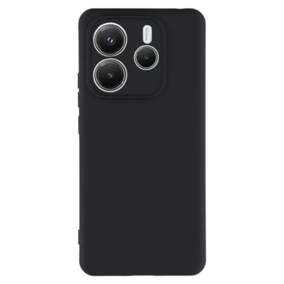 Mobi-Fon Силиконов кейс iPaky матиран, За Xiaomi Redmi Note 14 5G, Черен (XMI-RN145G-003)