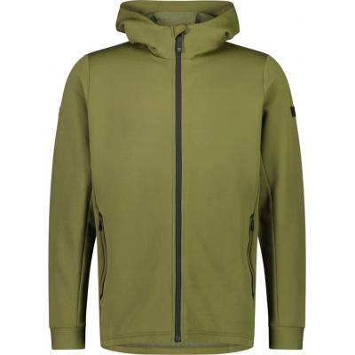 Mons Royale arcadia merino feece hoody dark olive