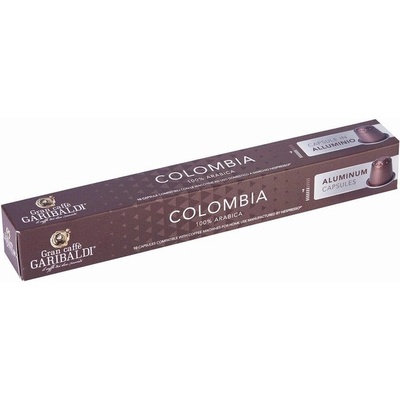 Gran Caffe GARIBALDI Кафе капсула Garibaldi Alluminium Colombia 10 бр. , съвместими с Nespresso (100408)
