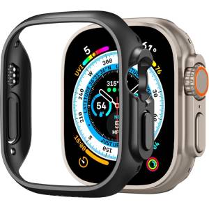 Spigen Протектор за Apple Watch Ultra / Ultra 2 - Spigen Thin Fit - черен