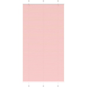 vidaXL Плисирана щора, розова, 105x200 см, ширина на плата 104, 4 см, полиестер (4015467)