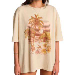 Billabong Дамска тениска Billabong Women's Will Find Me Here T-shirt - White Cap (916-5908-0114)