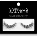 Gabriella Salvete False Eyelash Kit изкуствени мигли с лепило тип Basic Black