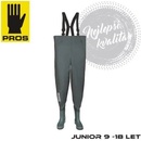 PROS Brodící kalhoty Junior SB06 zelená
