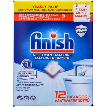 Finish tablety na čistenie umývačky riadu 12 ks