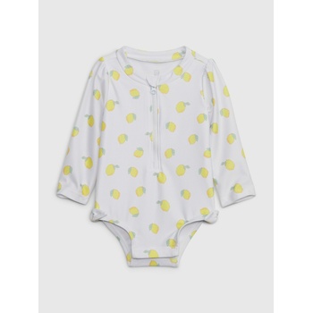 GAP Бебешки щампани бански GAP GAP | Byal | Момичешки | 80-86