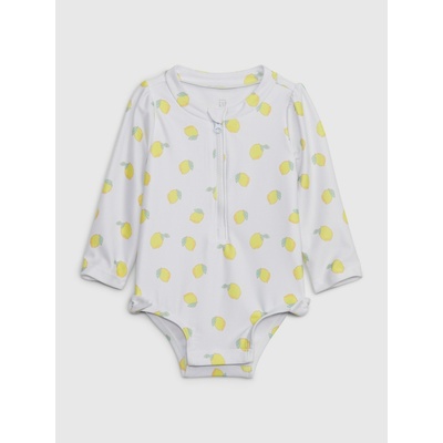 GAP Бебешки щампани бански GAP GAP | Byal | Момичешки | 80-86