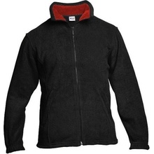 Xfer Mikina fleece na zip F1-BL Černá/červená