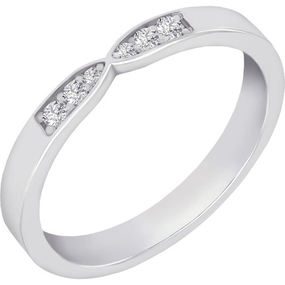 Eppi platinový eternity prsteň s diamantmi Aichell R41893