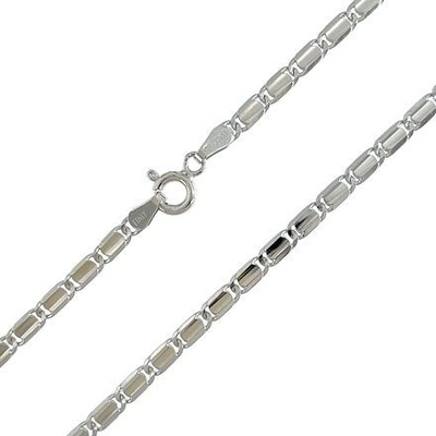Infinity Silver Stříbrný řetízek žiletka se žlábkem ELRDE06050