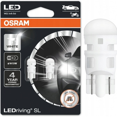 Osram LEDriving SL 2825DWP-02B W5W 12V 0,8W 6000K W2.1x9.5d