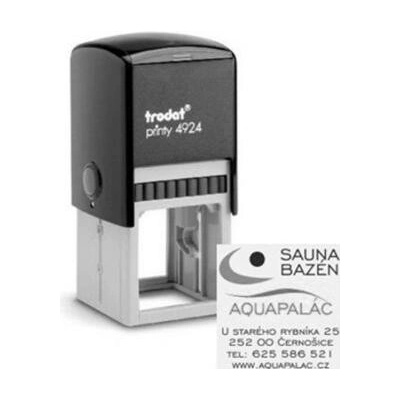 Trodat Printy 4924 40x40mm odtlačok červený TR492404