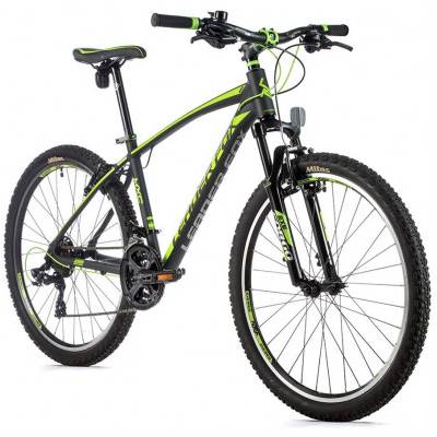 Horské kolo Leader Fox MXC pánské 2022-1, 3X7 SPEED ŠEDÁ MAT/ZELENÁ