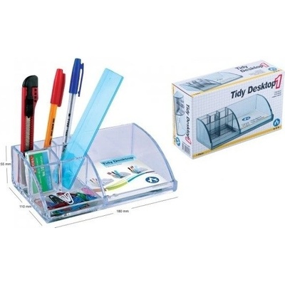 ARK Поставка за бюро прозрачна Ark 2041