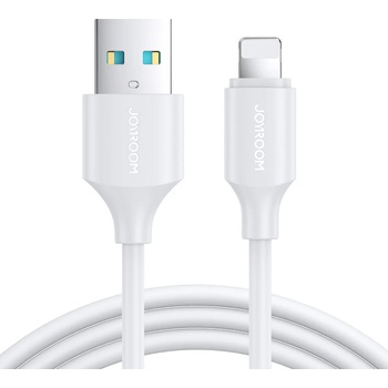 JOYROOM Кабел за зареждане / пренос на данни Joyroom, USB към Lightning, 2.4A, 2m, бял, (S-UL012A9) (S-UL012A9 2m white)