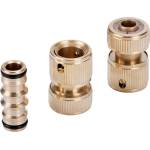 PALISAD Месингов комплект за маркуч Palisad 662108, 1/2″, 3 части