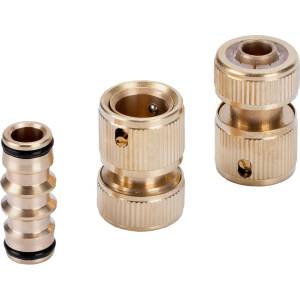 PALISAD Месингов комплект за маркуч Palisad 662108, 1/2″, 3 части