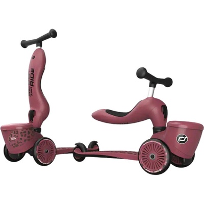 Scoot and Ride Highwaykick 1 wildcat vínová