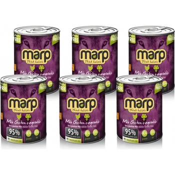 Marp holistic Marp Mix pre psy kura + zelenina 6 x 400 g