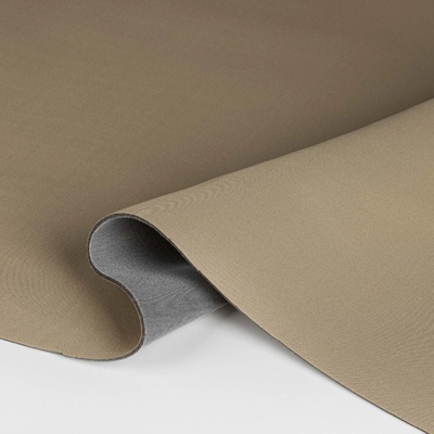 TextilCentrum.cz Potahová látka na stropnici a polstrování do auta AUTOMOTIVE UPHOLSTERY SUFIT BEIGE, béžová s molitanem, mesh lining, š.180cm (látka v metráži)