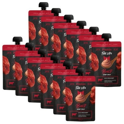 FITMIN For Life Cat Cream Sauce Beef 12x100 g