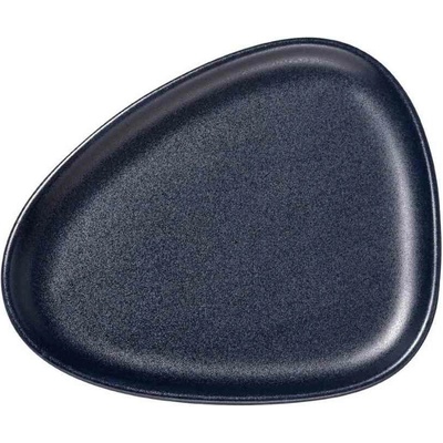 LIND DNA Tanier raňajkový CURVE 22 cm, námornícka modrá, kamenina