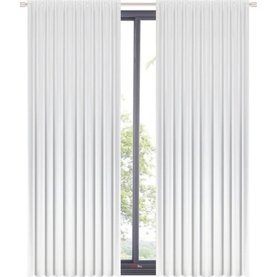 Fliying Sada závěsů Luciana, 2dílná, 140x250 cm-bílá