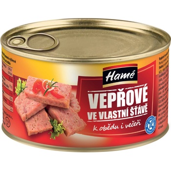 Hamé Vepřové ve vlastní šťávě - 400 g