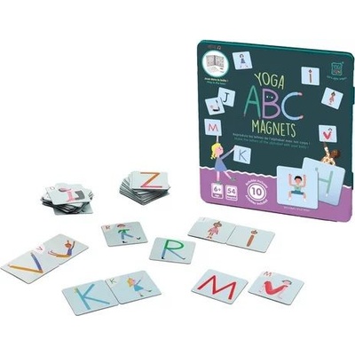 Buki France Образователен комплект Buki France - Йога магнитни букви, 56 части (BKY021)