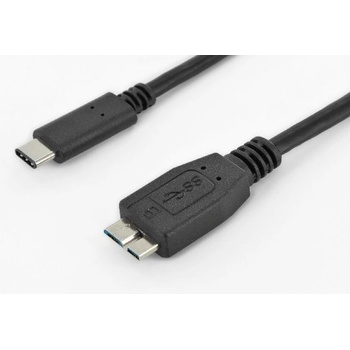 Ednet 84315 USB Type-C, type C to micro B M/M, 1m, černý