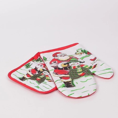 Коледни ръкохватки с Дядо Коледа и снежен човек