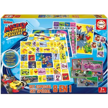 Educa Súbor hier Mickey a pretekári 8v1