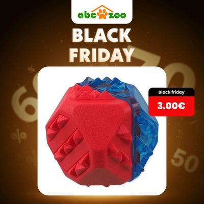 Dog Fantasy lopta chladící červeno modrá 7,7 cm