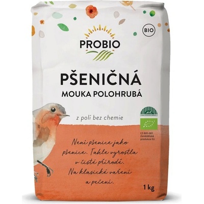 ProBio Mouka pšeničná bílá polohrubá 1 kg