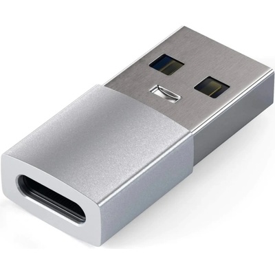Satechi Адаптер Satechi - Aluminum, USB-A/USB-C, сребрист (ST-TAUCS)