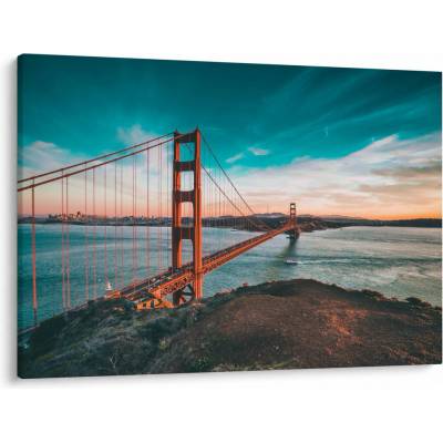 Obraz- Golden Gate, San Francisco, jednodílný 100x70 cm – Hledejceny.cz