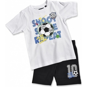 Blue Seven dětská souprava bílé tričko a kraťasy Football