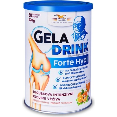 Geladrink Forte Hyal práškový nápoj Pomeranč 420 g