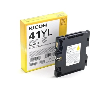 Ricoh Мастило гел RICOH GC 41YL, GelJet SG 2100N/2100DN, 600 копия, Yellow (RICOH-INK-GC41YL)