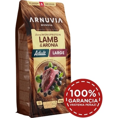 Arnuvia Monova Dog Adult Large Lamb & Aronia 12 kg