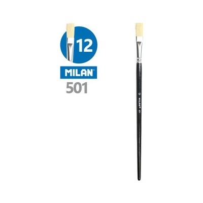 štětec plochý MILAN 501 č. 12
