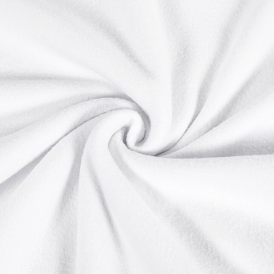 Polar fleece antipilling PF-001 bílý – metráž š. 140 cm
