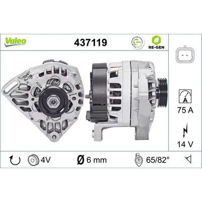 VALEO Alternátor VA 437119