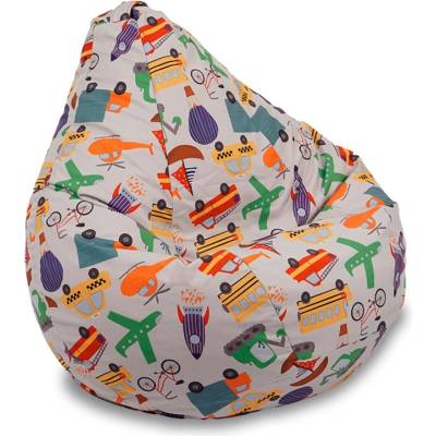 Pufrelax Пуф круша Nirvana Grande, Водоустойчив, Let's Ride, Многоцветен